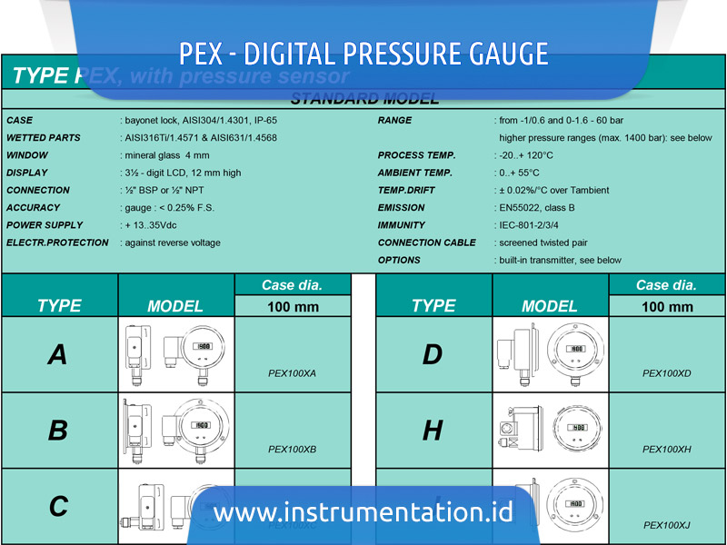 PEX - Digital Pressure Gauge